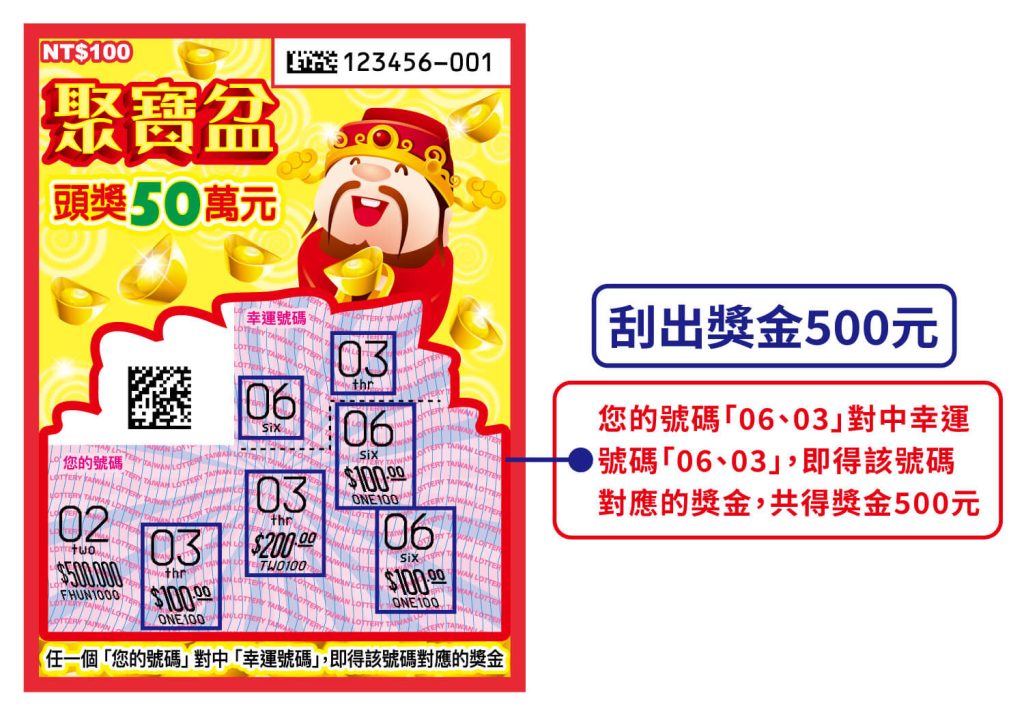 2025新春刮刮樂11款全攻略:獎金、中獎率、玩法一次看 5 聚寶盆刮刮樂玩法詳情